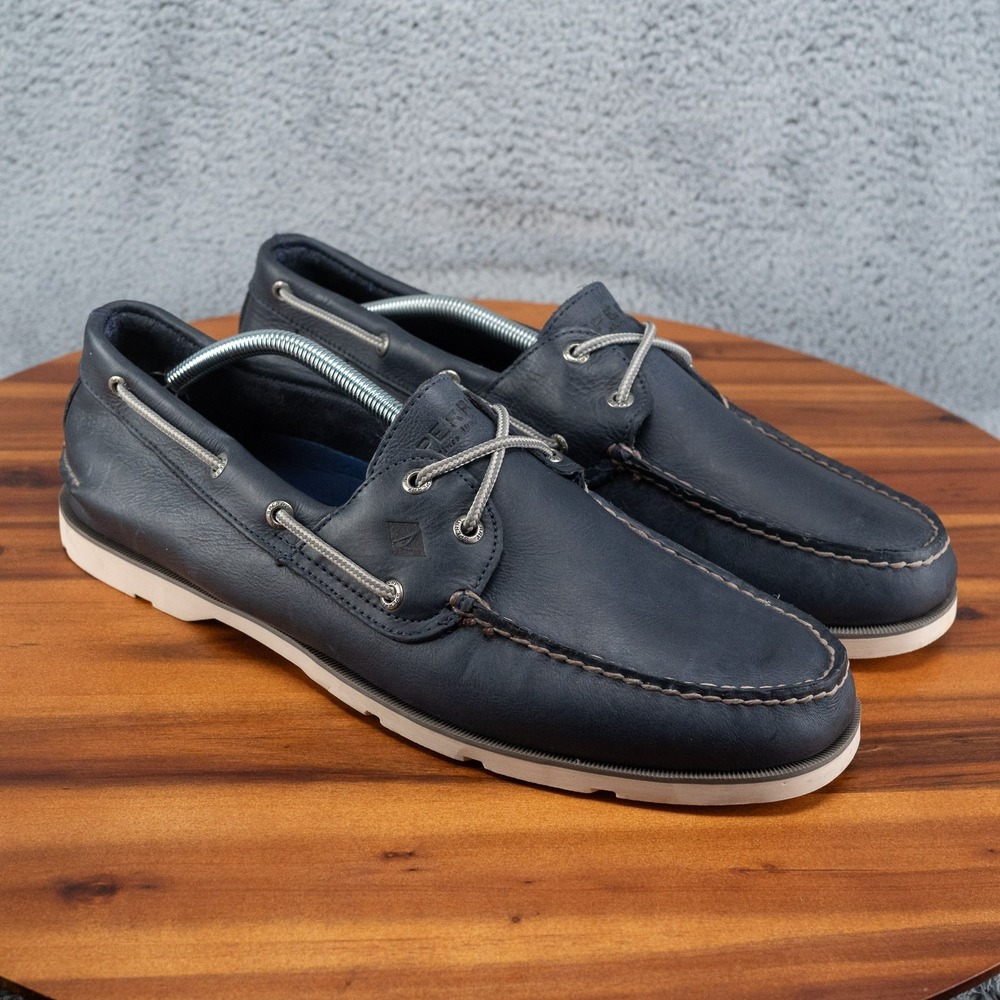 Sperry Top-Sider Original Leather Boat Shoes Mens 13 M Blue